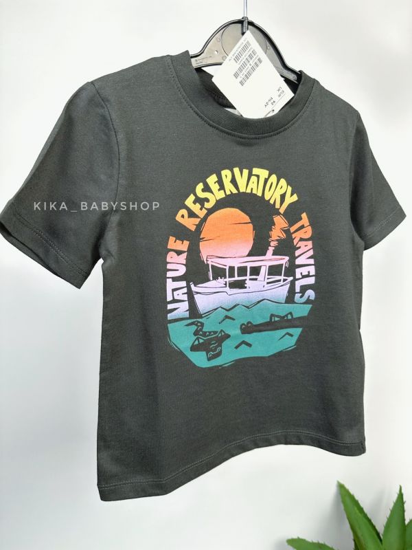 Футболка 2-4 / 4-6 р. Графітова