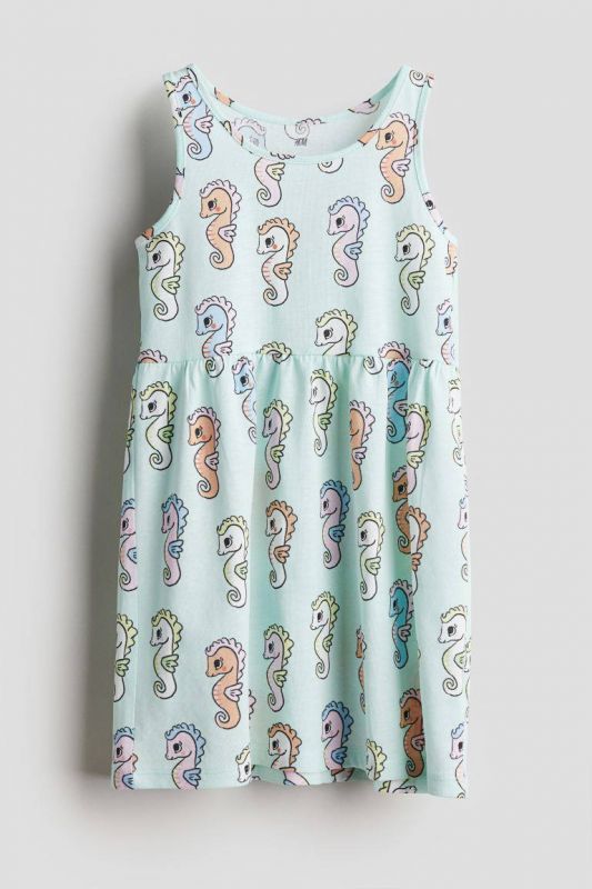 Сукня H&M 2-4 та 6-8 р. ментолова