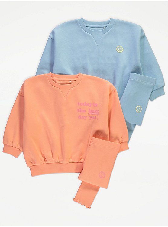 Костюм George 2-3 / 3-4 / 4-5 / 5-6 р. з утепленим світшотом блакитний унісекс