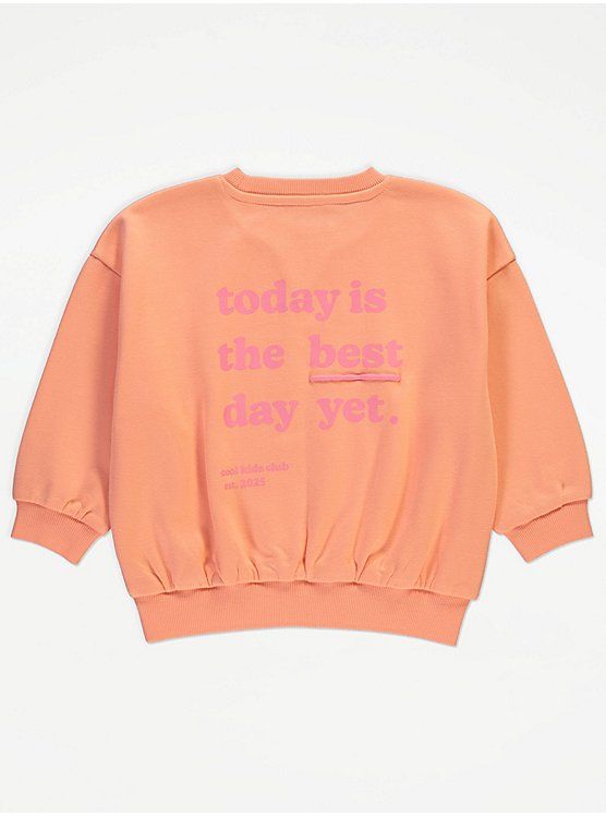 Костюм George 2-3 / 3-4 / 4-5 / 5-6 р. з утепленим світшотом помаранчевий