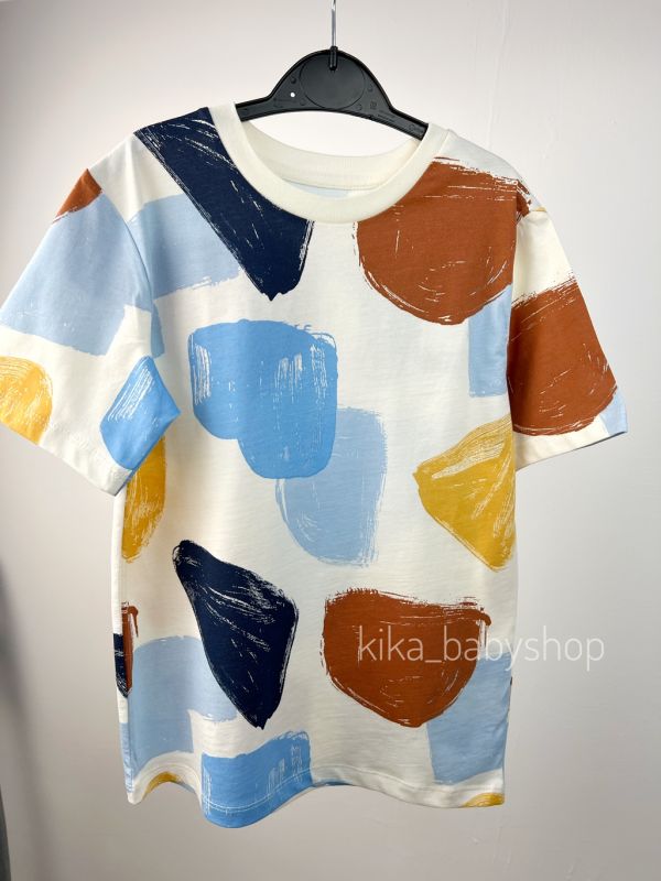 Футболка H&M 6-8 років біла з принтом