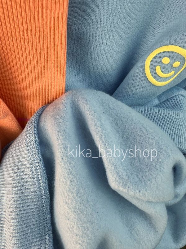 Костюм George 2-3 / 3-4 / 4-5 / 5-6 р. з утепленим світшотом блакитний унісекс