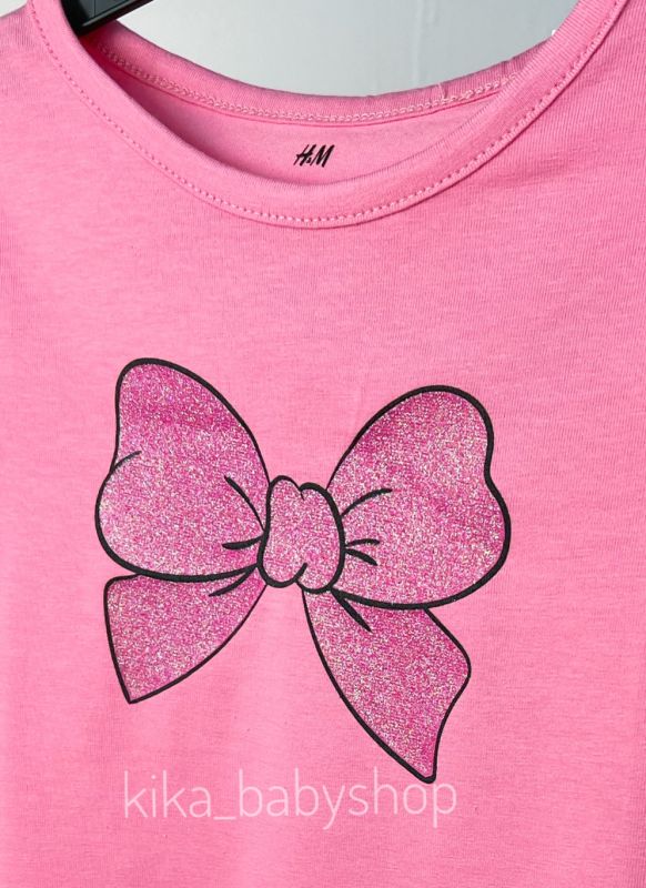 Лонгслів H&M на 1,5-2 / 2-4 / 4-6 та 8-10 років рожевий