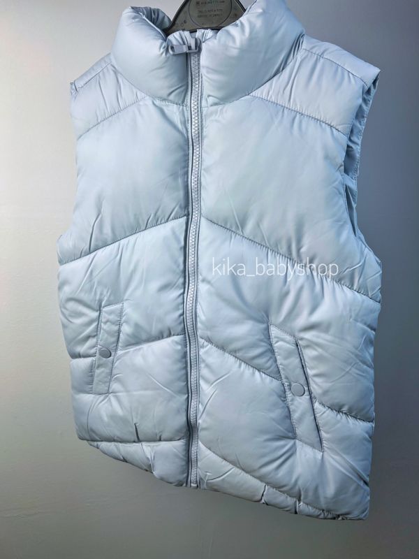 Жилетка Mango 7-8 / 9-10 років блакитна