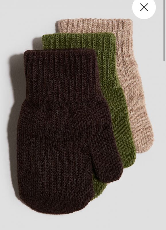 Рукавички H&M 3 міс - 3 роки