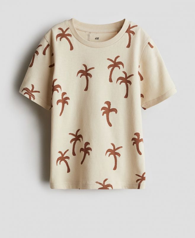 Футболка H&M на 2-4 / 4-6 / 6-8 років бежева