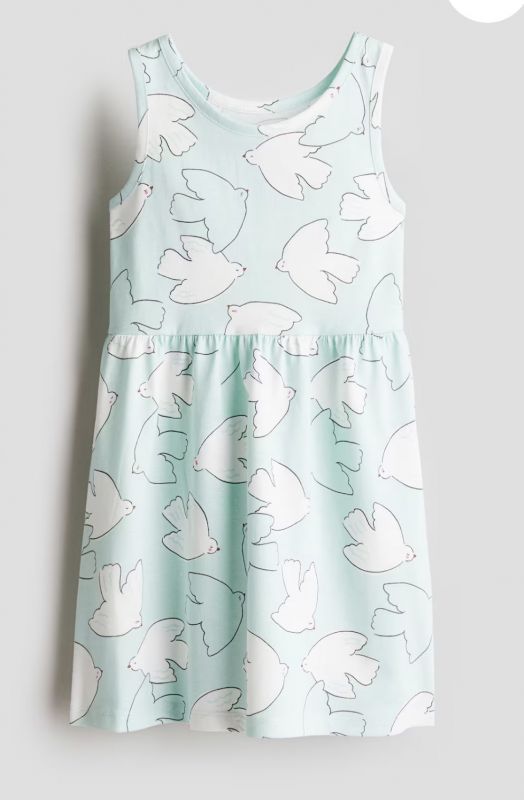 Сукня H&M на 2-4 / 4-6 / 6-8 років ментолова