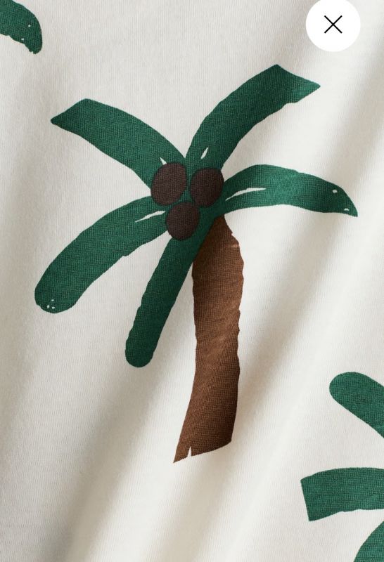 Футболка H&M на 2-4 та 4-6 р. молочна