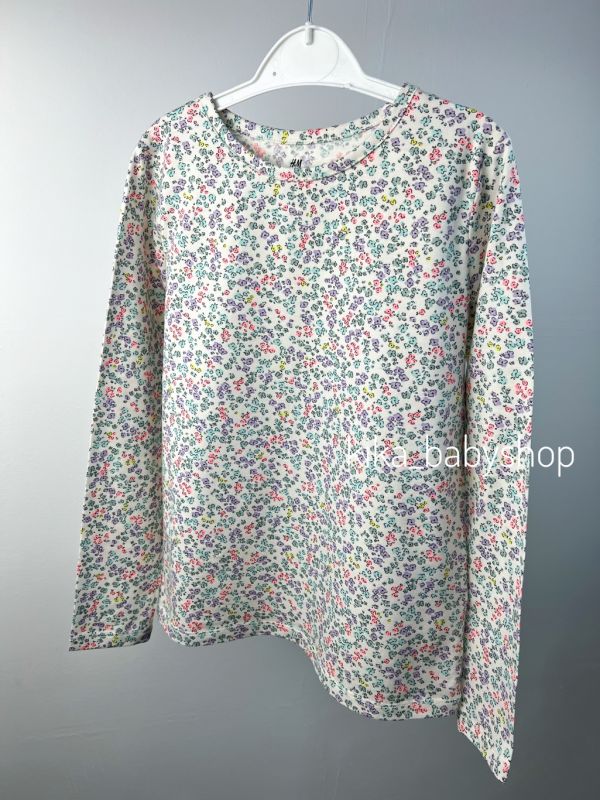 Лонгслів H&M на 6-8 та 8-10 років у квітах