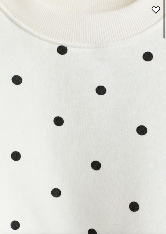 Світшот H&M на 6-8 років У горох