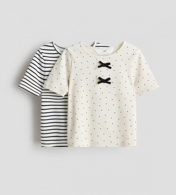 Футболки H&M на 1,5-2 / 2-4 / 4-6 / 6-8 років у рубчик