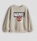Світшот H&M на 8-10 років Бежевий