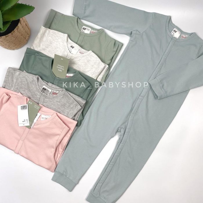 Ромпери H&M 9-12 / 1,5-2 / 2-3 р сірі