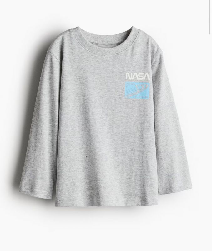Лонгслів H&M 6-8 та 8-10 років сірий