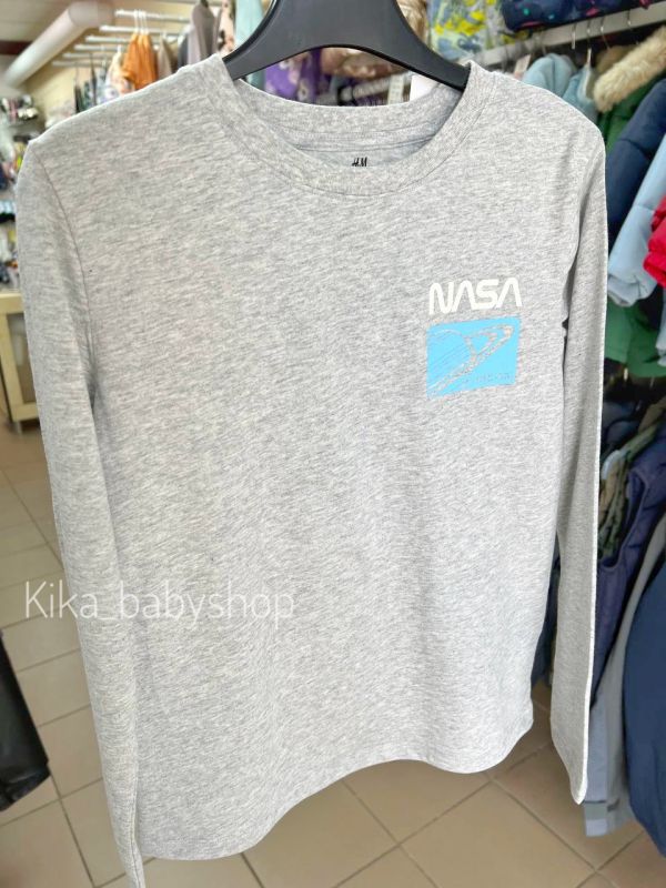 Лонгслів H&M 6-8 та 8-10 років сірий