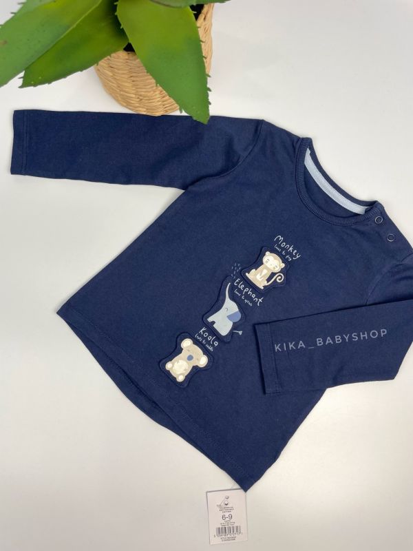 Лонгслів George 9-12 м. з аплікацією