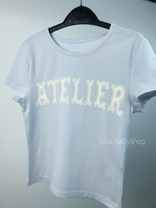 Топ-футболка H&M від 8-10 до 14+ років блакитна