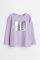 Лонгслів 1,5-2 та 2-4 р H&M бузковий з метеликом