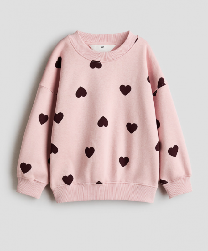 Світшот H&M на 2-4 / 4-6 / 6-8 років з Серцями